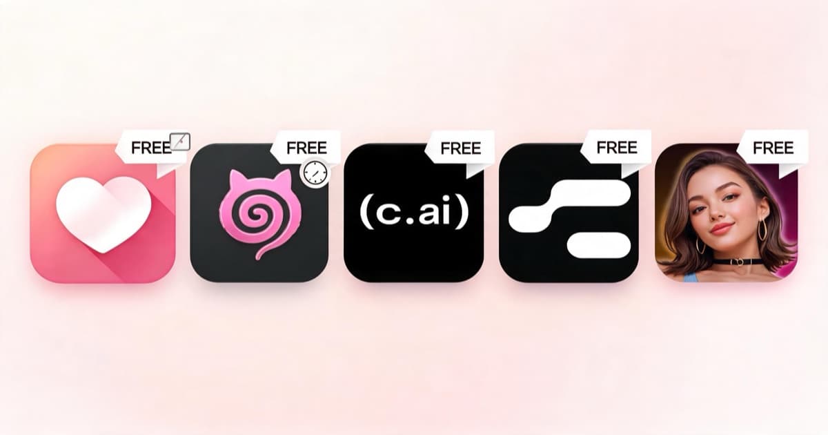Best Free AI Girlfriend Apps in 2026 (No Paywalls)