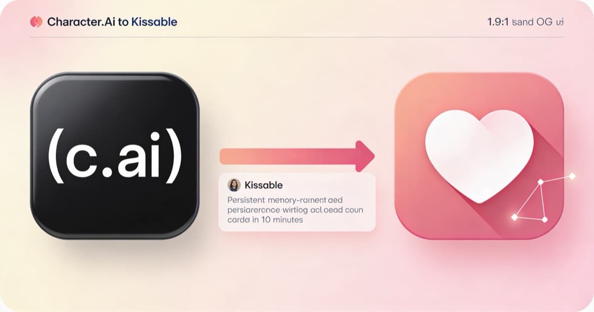 How to Switch from Character.AI to Kissable — Full Guide (2026)