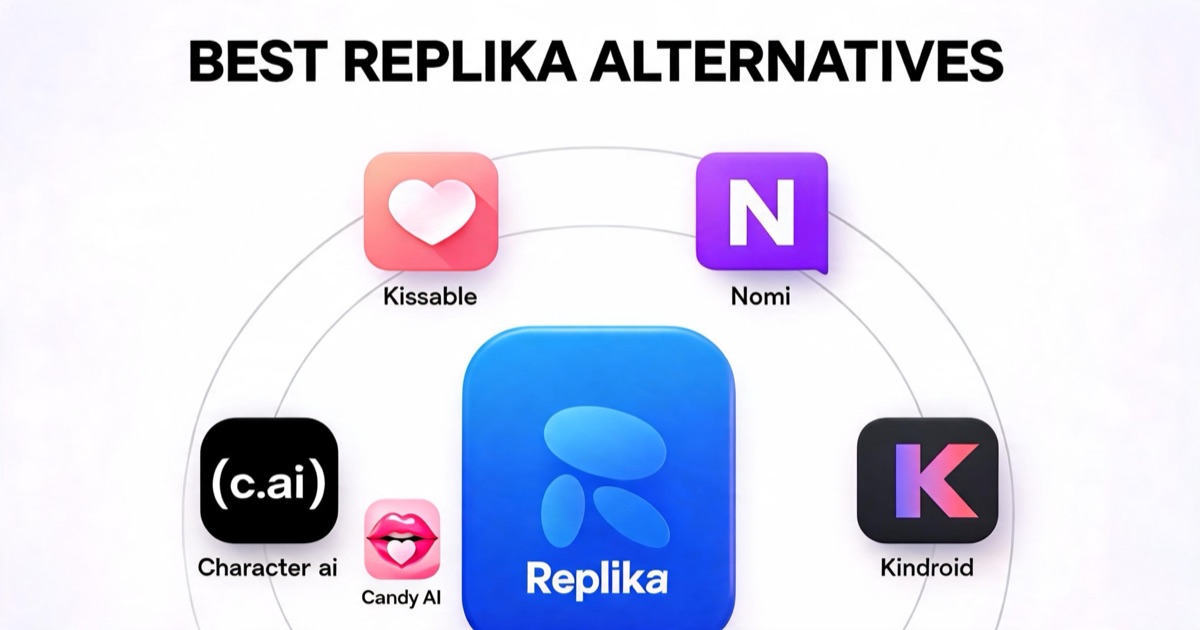 8 Best Replika Alternatives in 2026 | Kissable