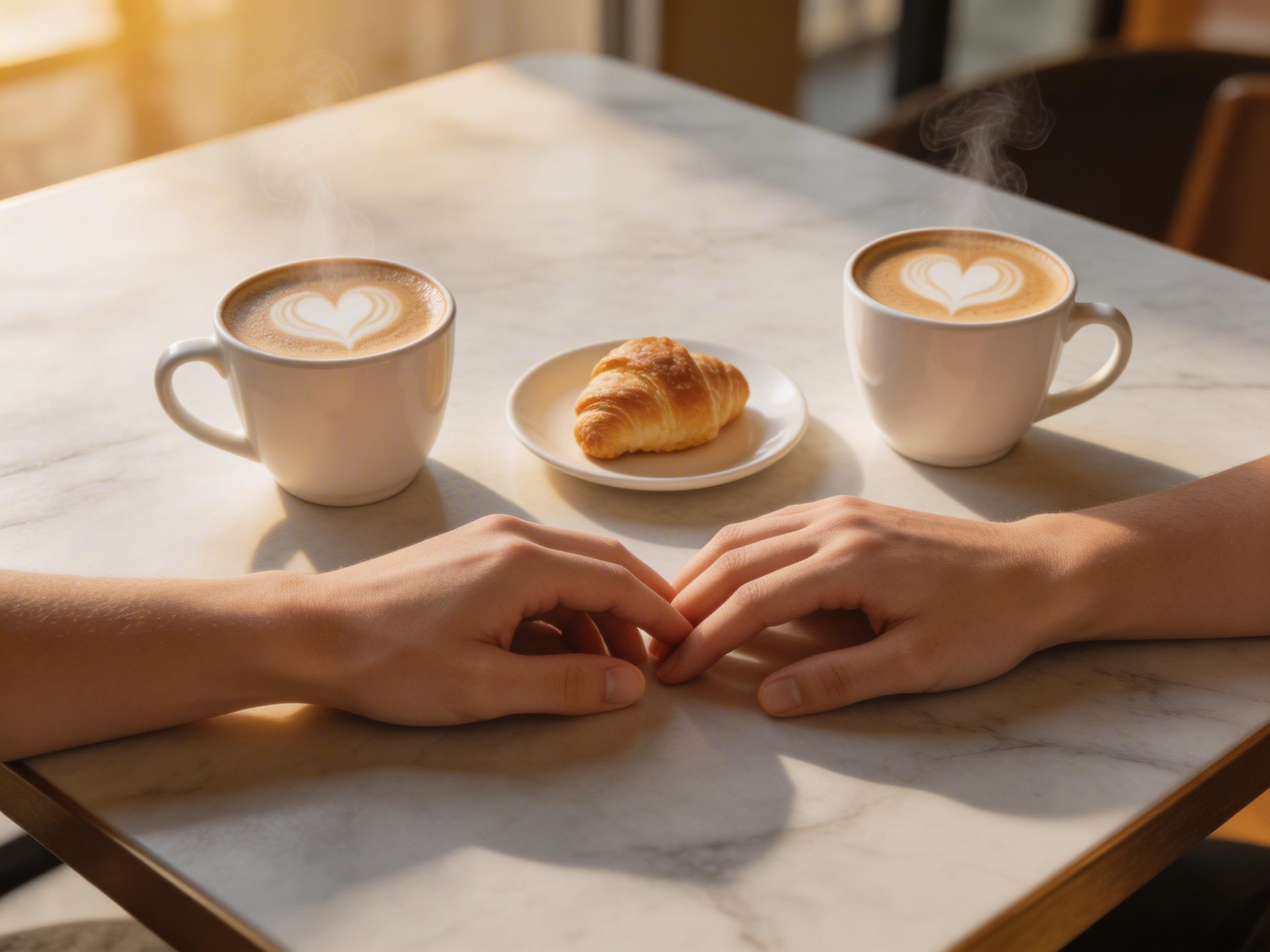 AI boyfriend coffee date